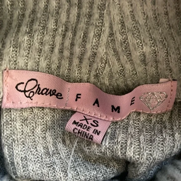 Crave Fame | NWT Women’s Cozy Twist Front Turtleneck Sweater - Picture 6 of 8